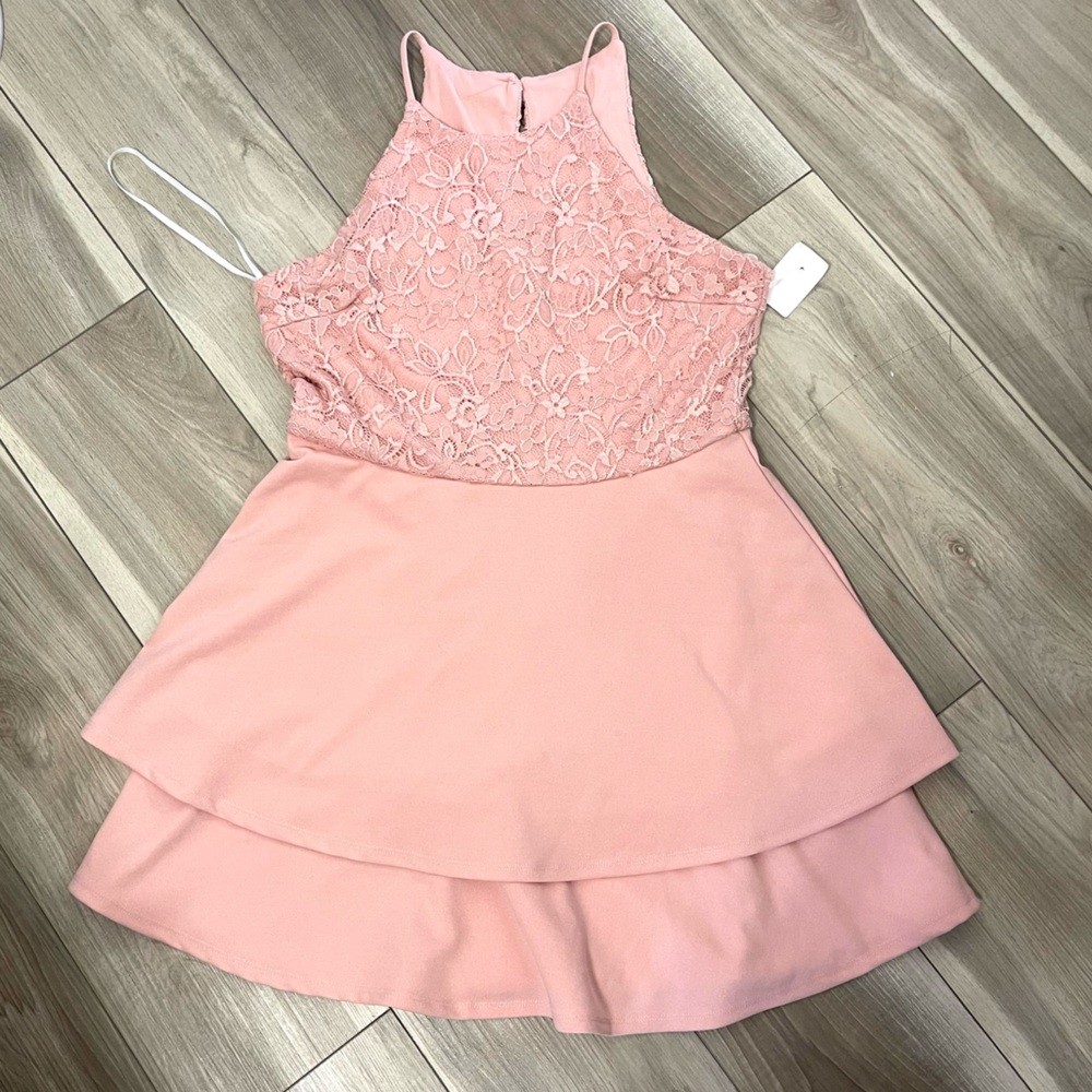 B. Smart halter neck mini dress
